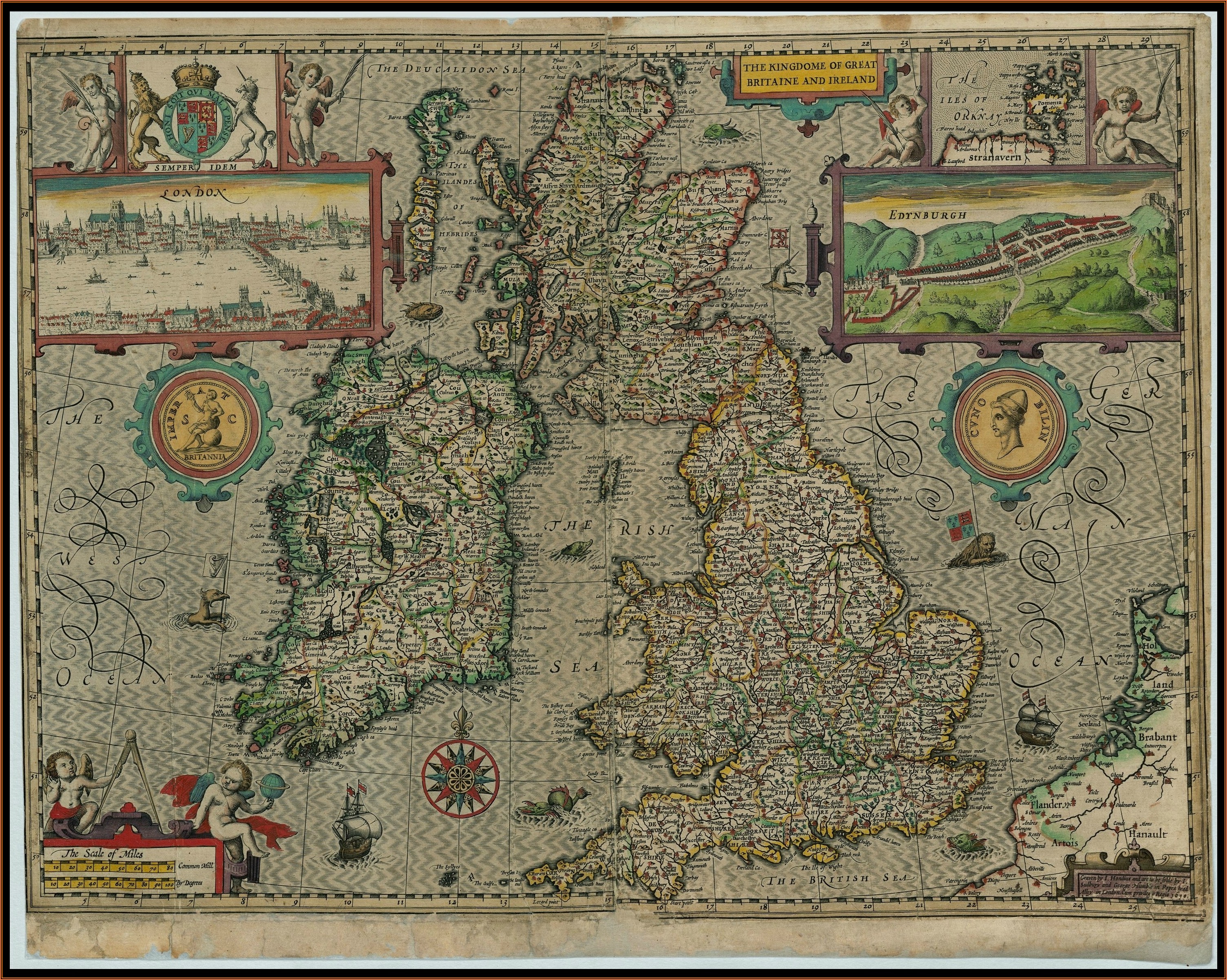 John Speed Original Antique Maps