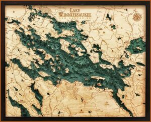 Lake Winnipesaukee Maps For Sale