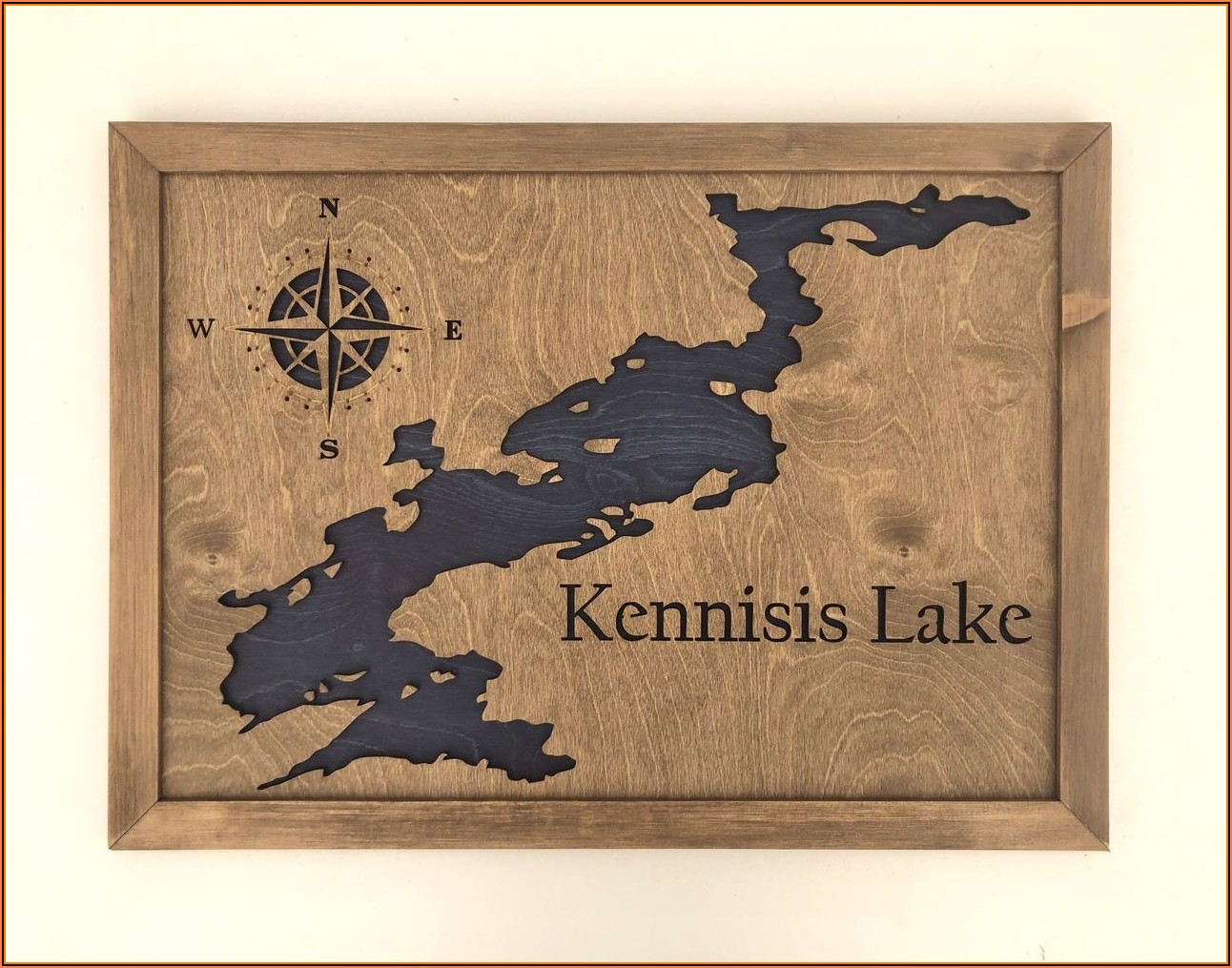 Laser Cut Lake Maps