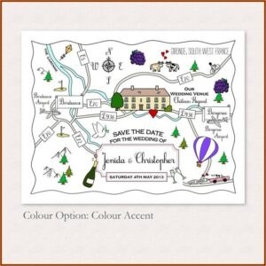 Map For Wedding Invitations Free
