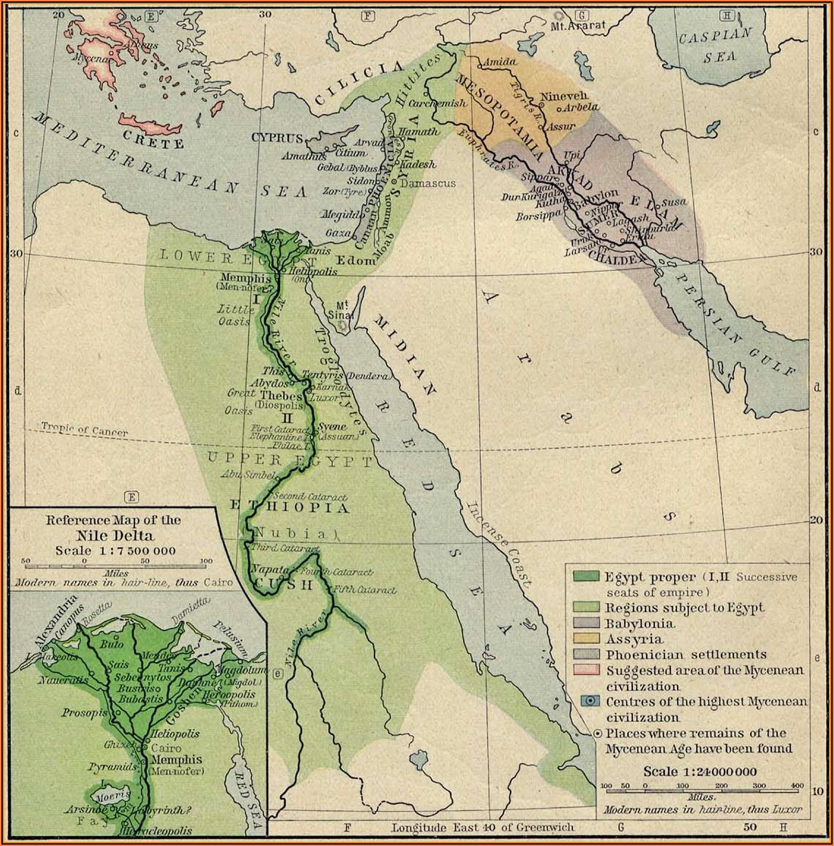 Map Of Ancient Syria Palestine