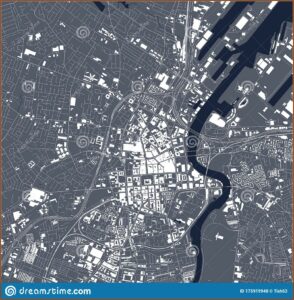Map Of County Antrim Northern Ireland