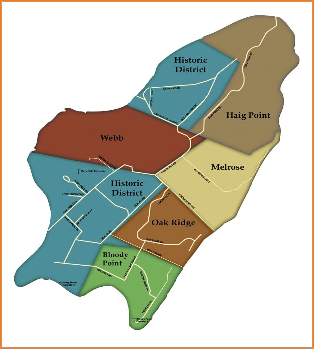Map Of Hilton Head Resorts