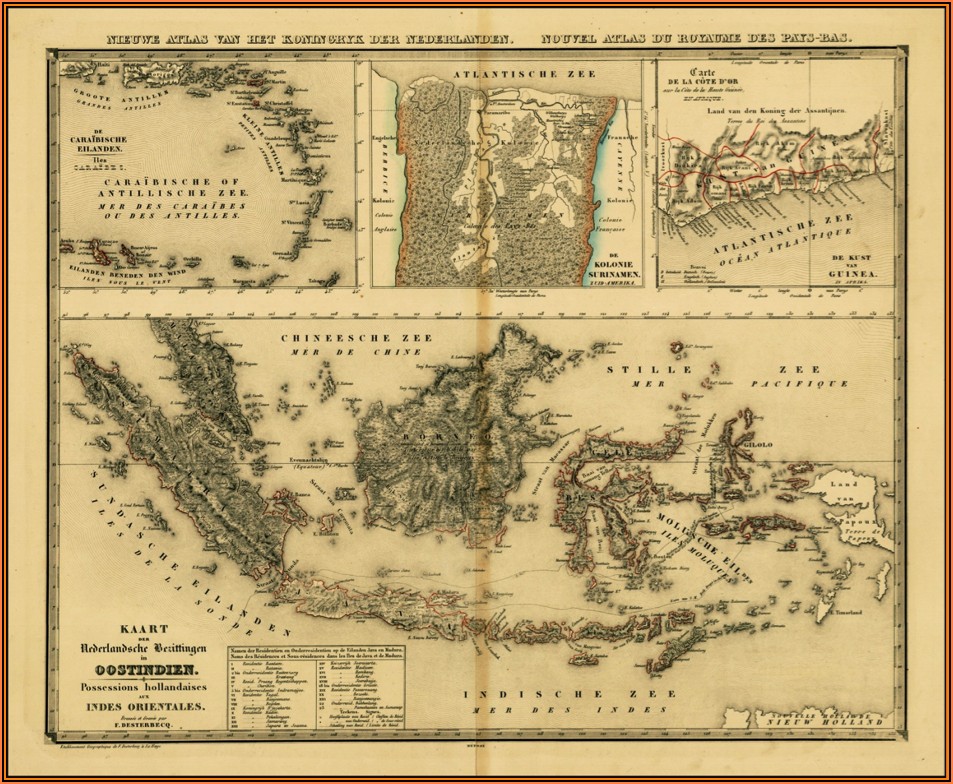 Map Of The Dutch East Indies