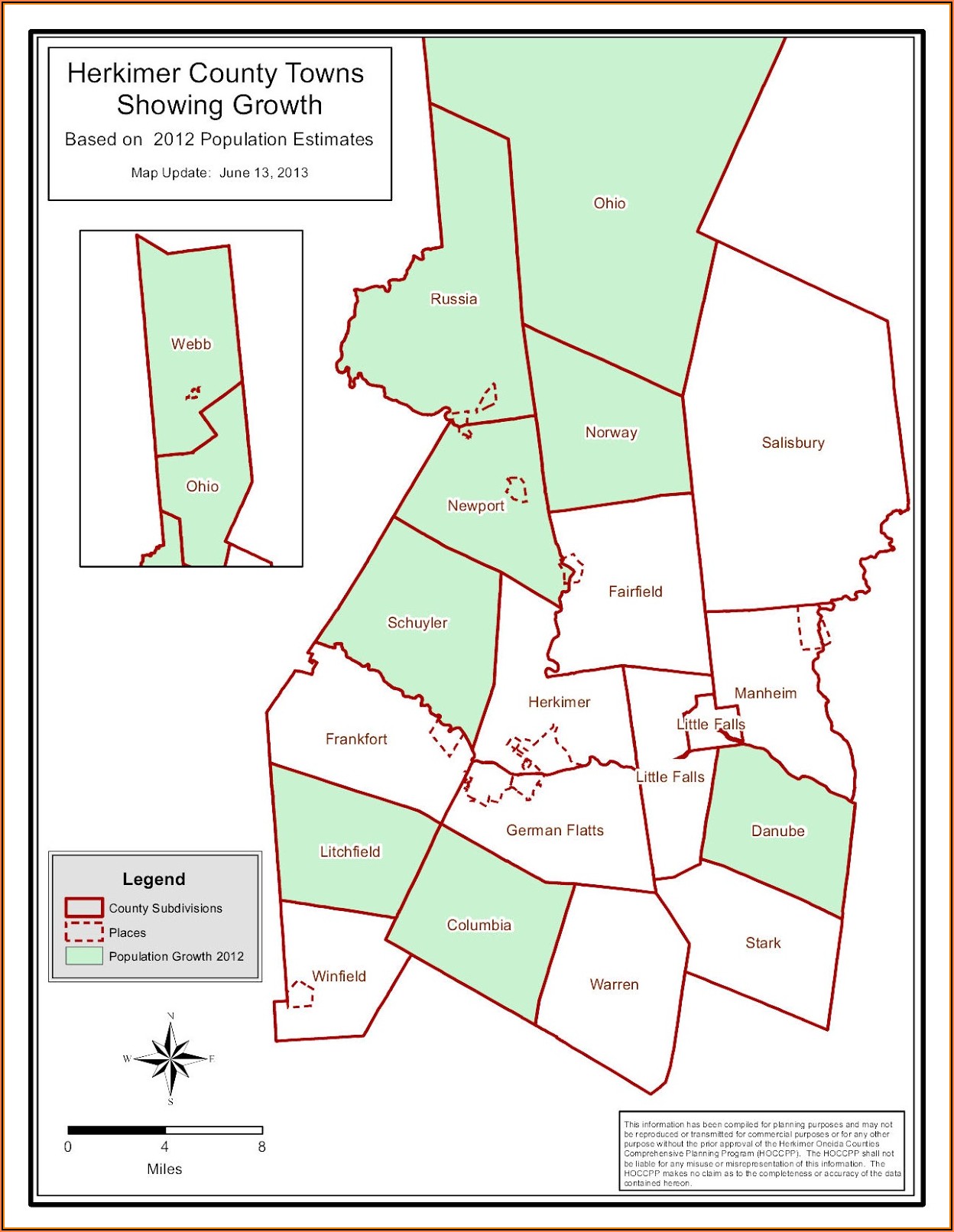 Map Of Towns In Herkimer County Ny