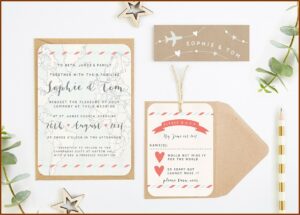 Map Wedding Invitations