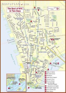 Maps Of New York City Attractions