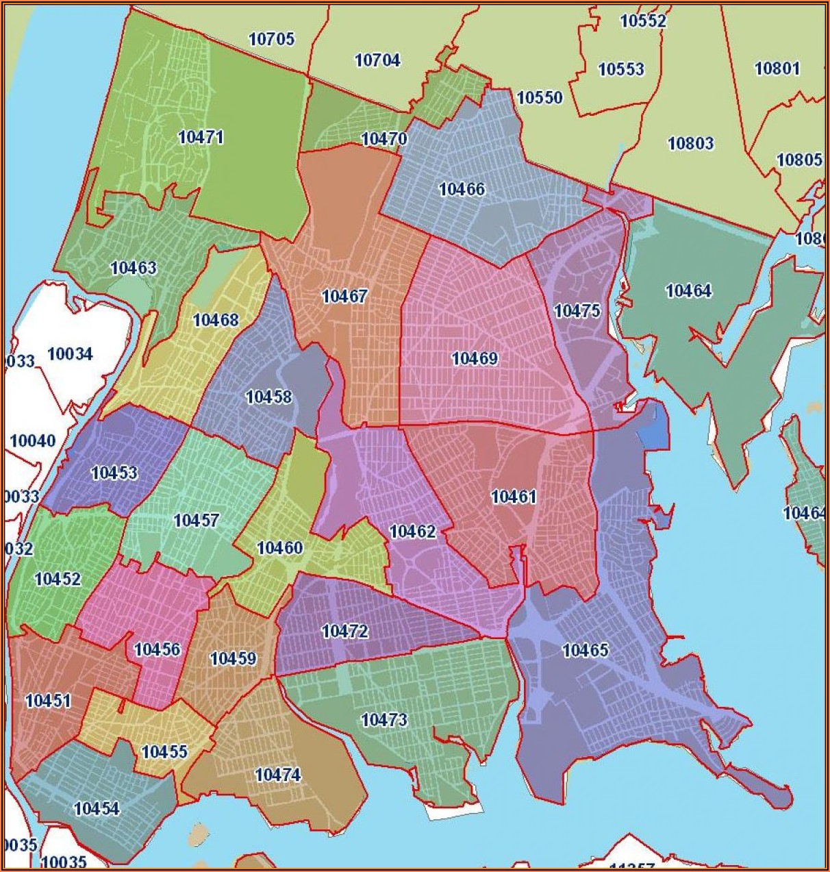 Maps Of The Bronx Ny
