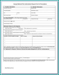 Medicare Part D Prior Authorization Forms For Medication