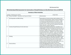 Navfac Activity Hazard Analysis Form