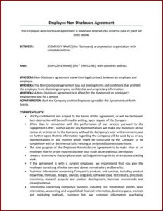 Nda Example Template