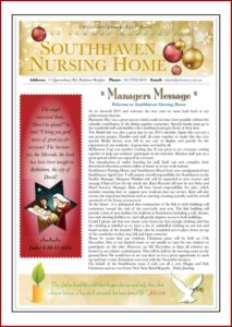 Nursing Home Newsletter Template