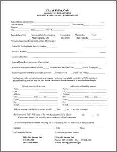 Ohio State Gov Tax Forms