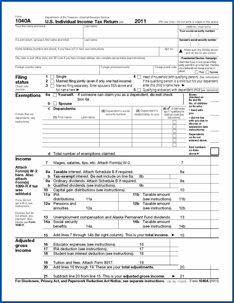 Ohio Tax Form 1040ez 2018