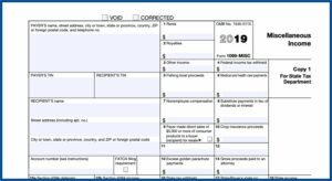 Order Form 1099 Misc 2019 From Irs