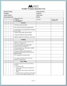 Osha Chain Sling Inspection Forms