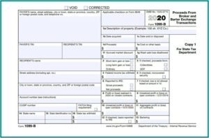 Printable Form 1099 B