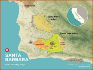 Santa Ynez Valley Wine Trail Map