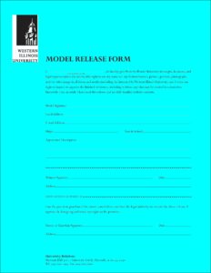 Simple Model Release Form
