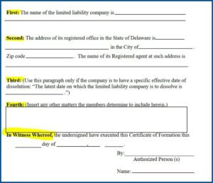 State Of Delaware Llc Forms
