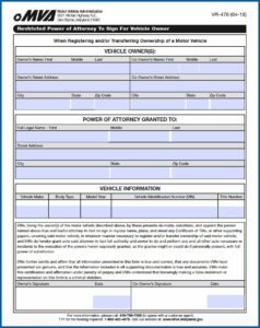 State Of Maryland Power Of Attorney Form 548
