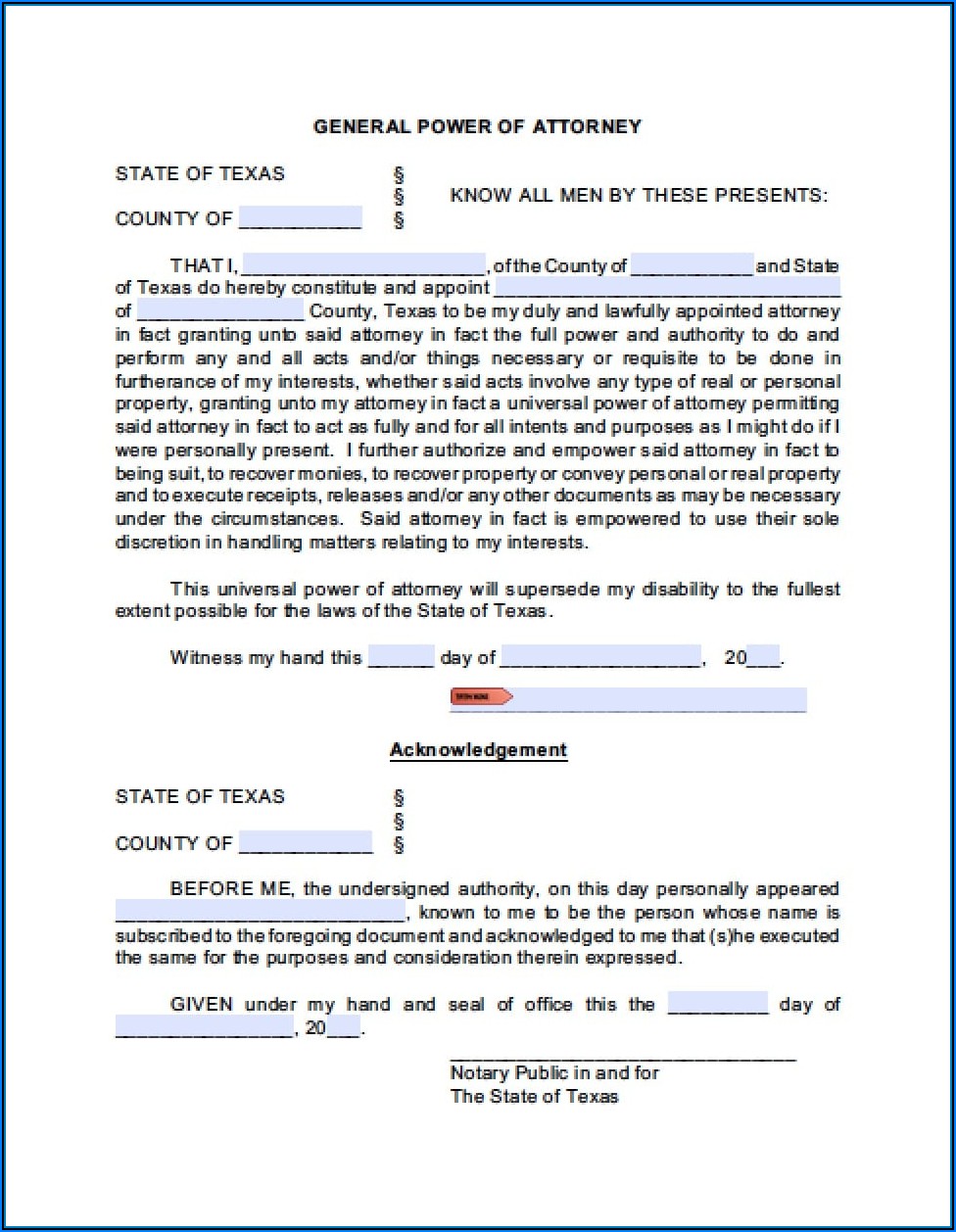State Of Texas Notary Public Forms