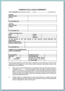 Tenancy Application Form Bc
