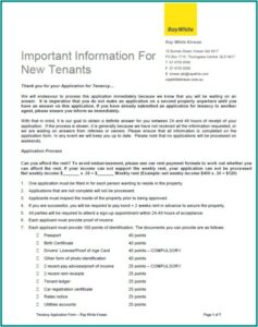 Tenancy Application Form Qld