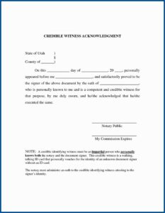 Texas Notary Public Sample Forms