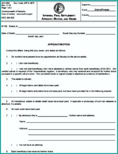 Texas Probate Forms 2020