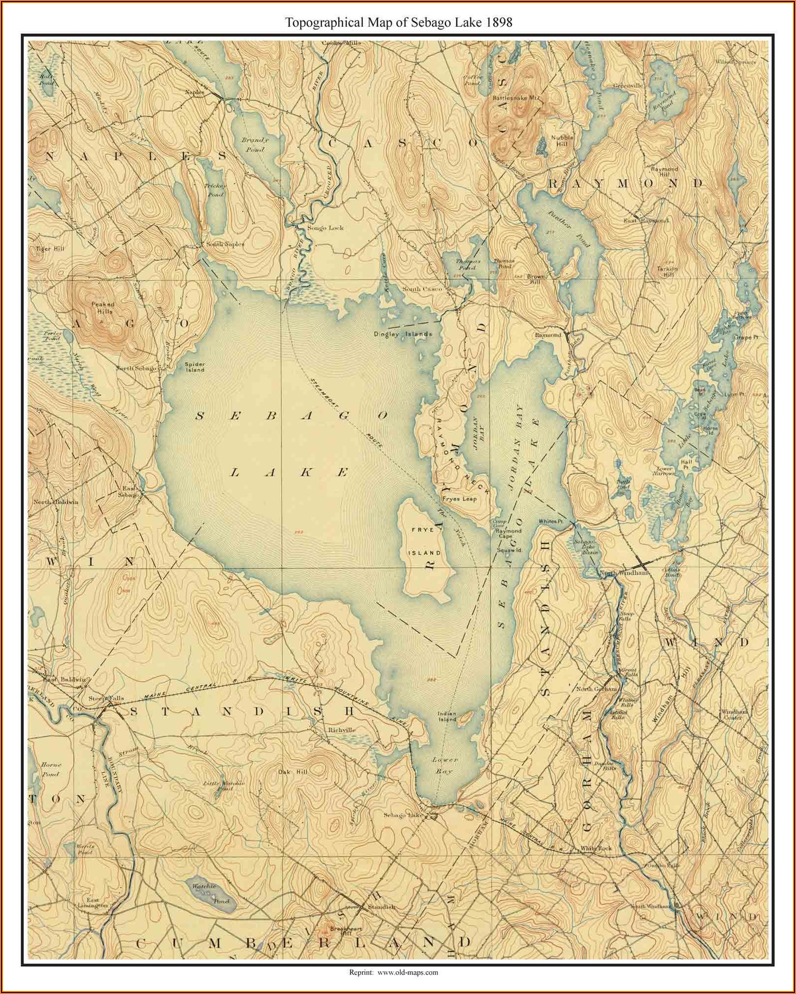 Topo Maps Maine