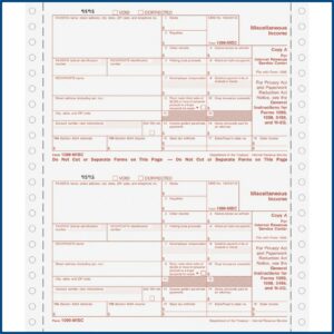 Tops 1099 Misc Forms