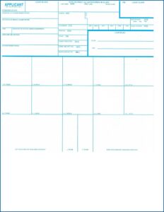 Two Complete Fingerprint Cards (form Fd 258)