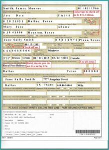 Us Passport Renewal Forms Printable