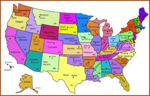 Us State Map Puzzle