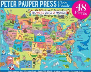 Usa Map Floor Puzzle
