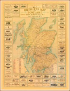 Whiskey Distillery Map Of Scotland