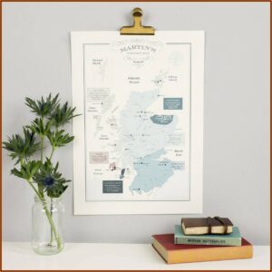 Whisky Map Of Distillery Regions In Scotland