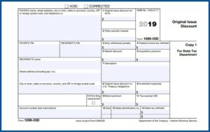 1099 Form Download Printable 2019