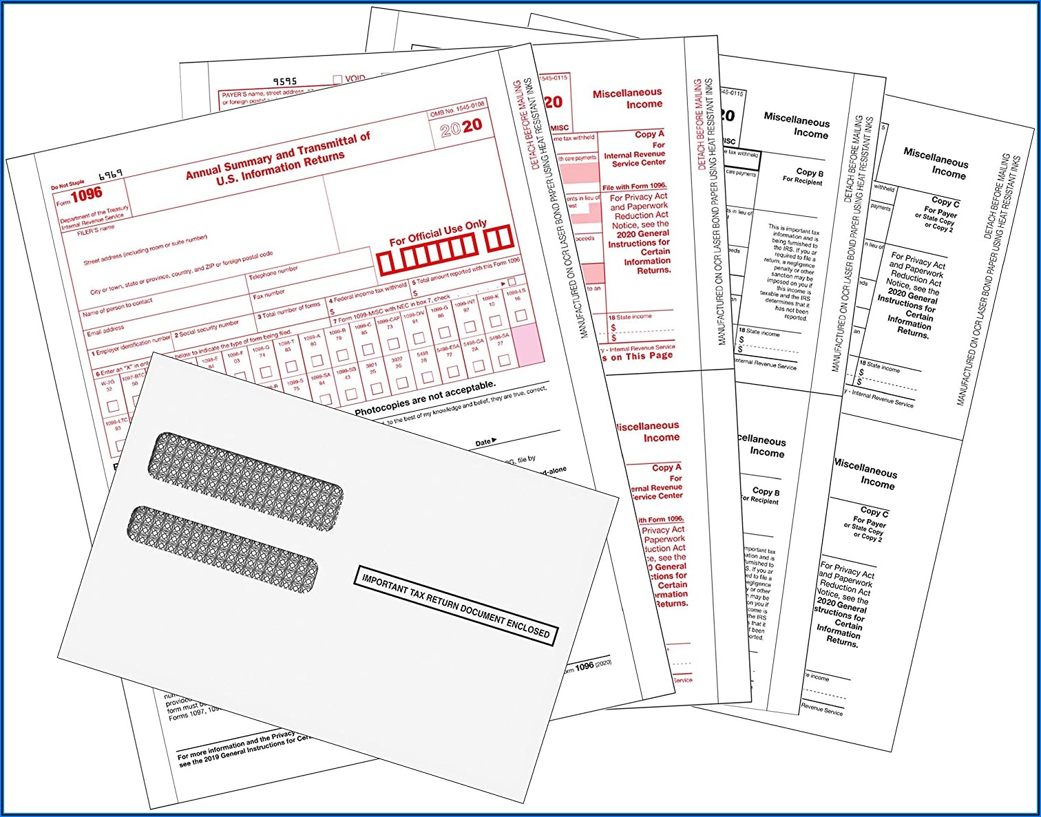 1099 Misc Tax Form Kit With Software