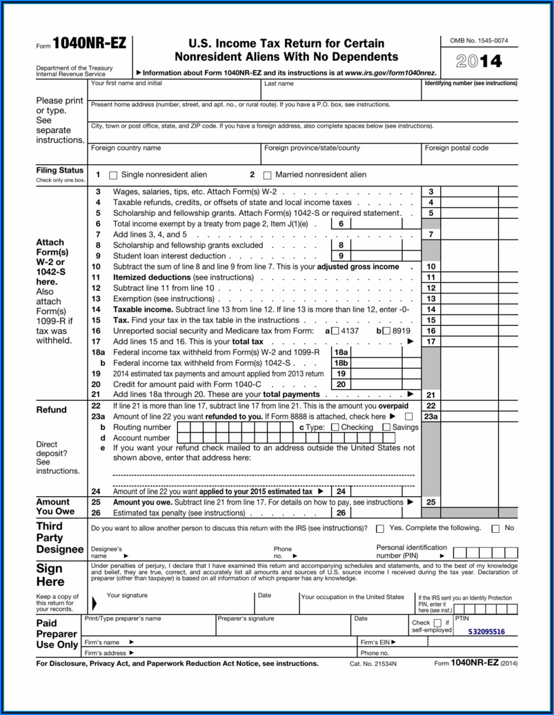2012 Tax Forms 1040a