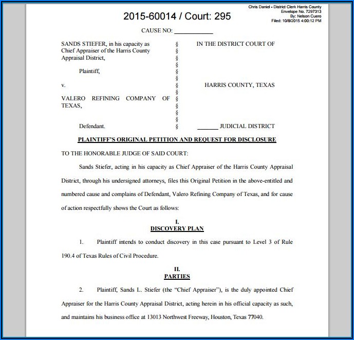 Affidavit Of Heirship Form Harris County Texas