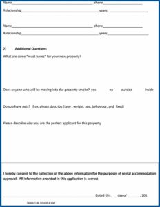 Alberta Rental Agreement Form 2020