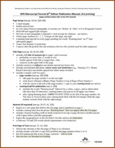 Apa Manuscript Template 6th Edition