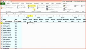 Call Center Scorecard Template Excel