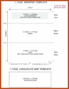 Chocolate Wrapper Template Word