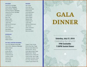 Church Event Program Template