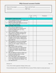 Construction Project Manager Checklist Template