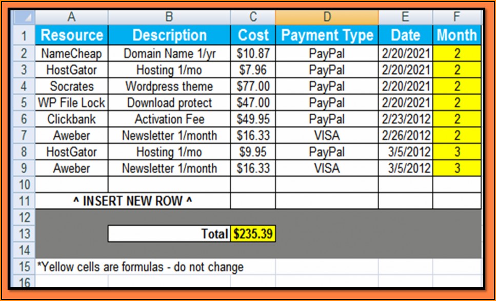 Excel Accounting Templates For Small Businesses