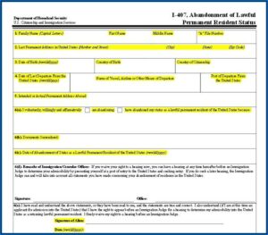 Federal Tax Return Form 1040nr